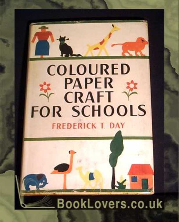 Papier coloré artisanat-Day ; 1961 ; emballage rigide dans la poussière (éducation) - Photo 1/1