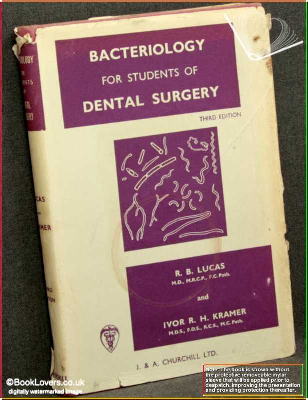 Bacteriology For Students Of Dental Surgery Third Edition-Kramer; 1966; HB+DJ - Zdjęcie 1 z 1