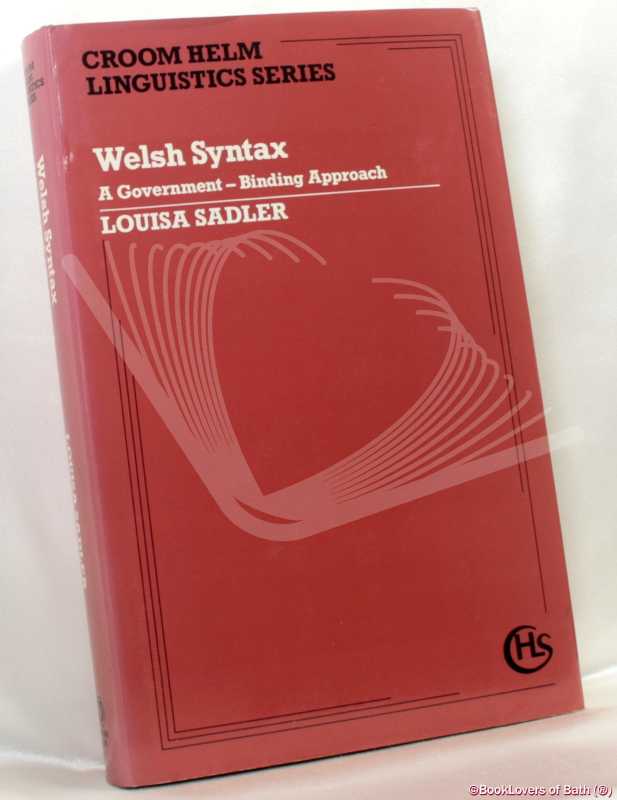 Walisische Syntax-Sadler; ERSTE AUSGABE; 1988; Hardcover in Staubverpackung (Sprache) - Bild 1 von 1