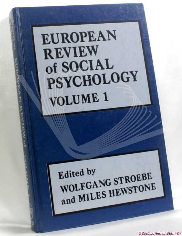 European Review of Social Psychology-Hewstone; 1990; Hardback (Psychology) - Zdjęcie 1 z 1